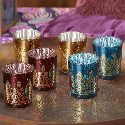 Kate Aspen - Indian Jewel Henna Votives - Assorted