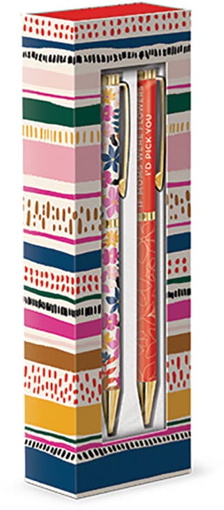 Boxed Pen Set of 2 MODERN MOM STRIPE