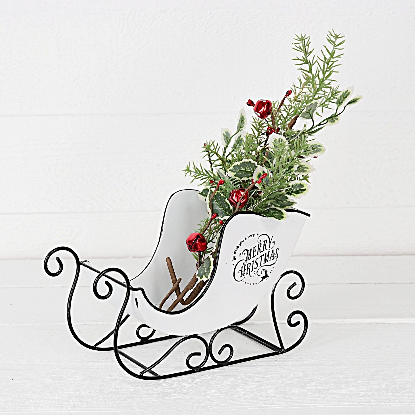 White Metal Sleigh