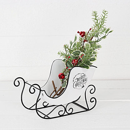 White Metal Sleigh