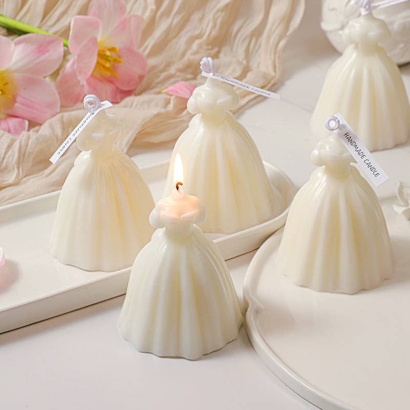 Handcrafted Wedding Dress Scented Candles