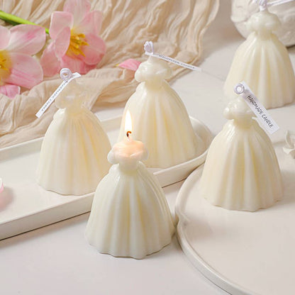 Handcrafted Wedding Dress Scented Candles