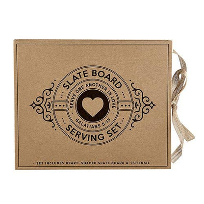 Cardboard Cutting Board Set - Heart