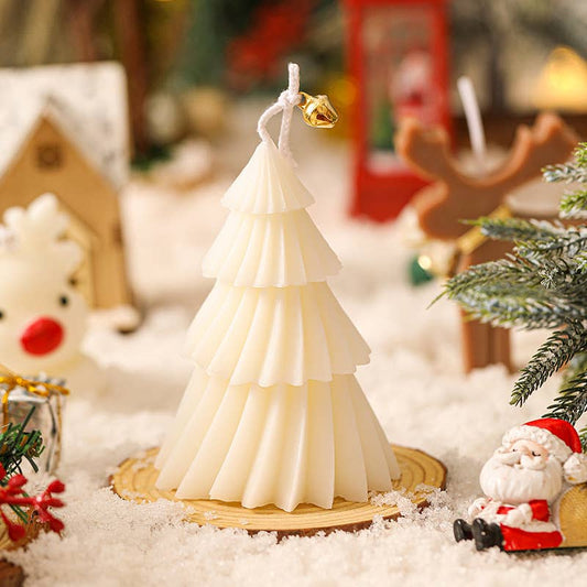 Velas Meta - Vela de aromaterapia para decoración del hogar con árbol de Navidad CM032