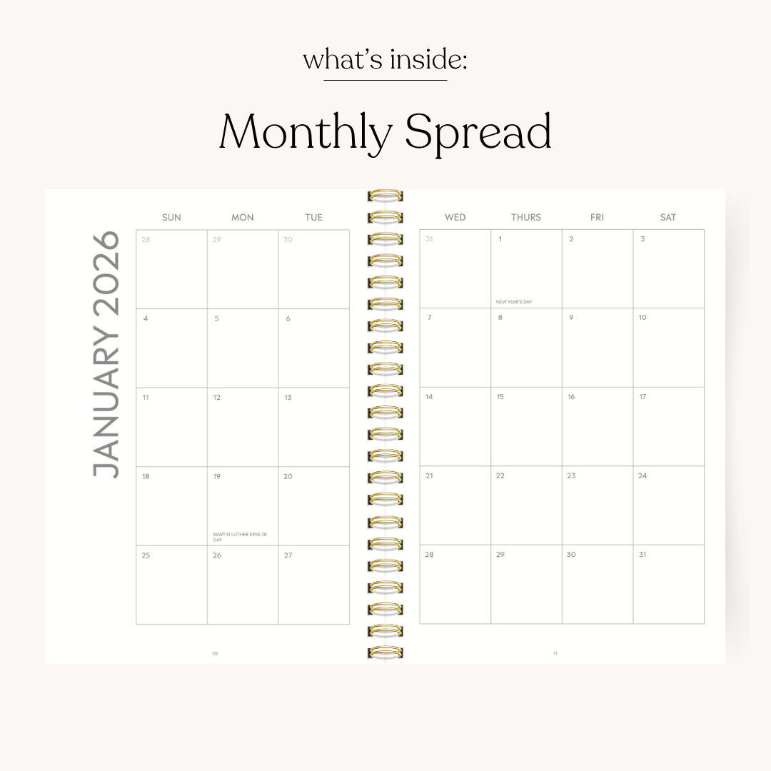 Elyse Breanne Design - Porcelain 2026 Yearly Planner