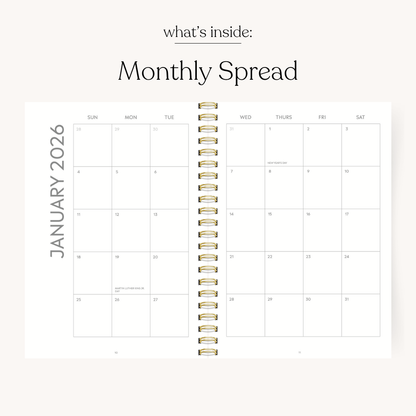 Elyse Breanne Design - Porcelain 2026 Yearly Planner