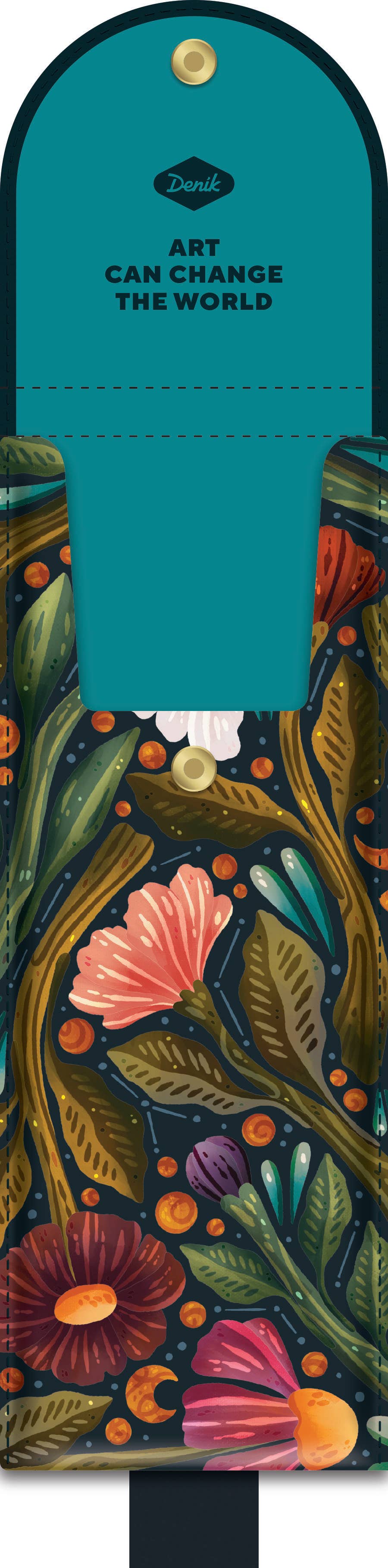 Night Sky Floral Notebook/Sketchbook Pouch