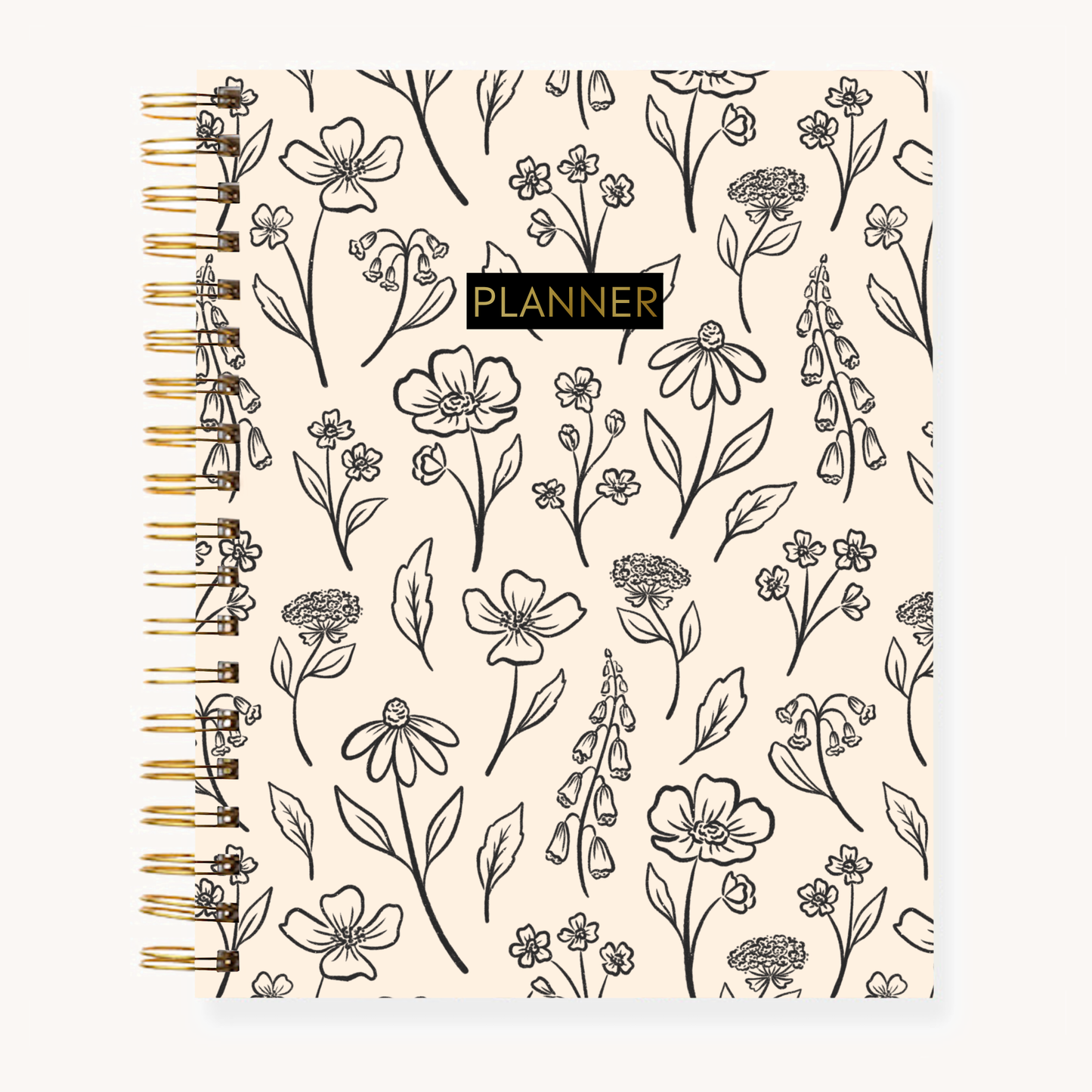 Elyse Breanne Design - Pressed Floral Undated Planner