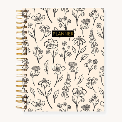 Elyse Breanne Design - Pressed Floral Undated Planner