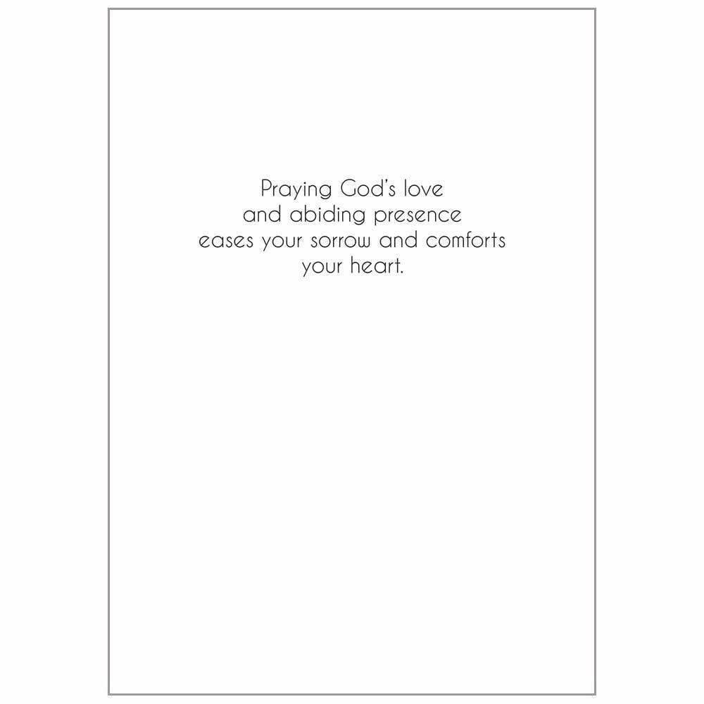 Pink Floral - Faith Sympathy Card