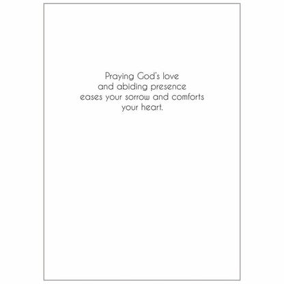 Pink Floral - Faith Sympathy Card