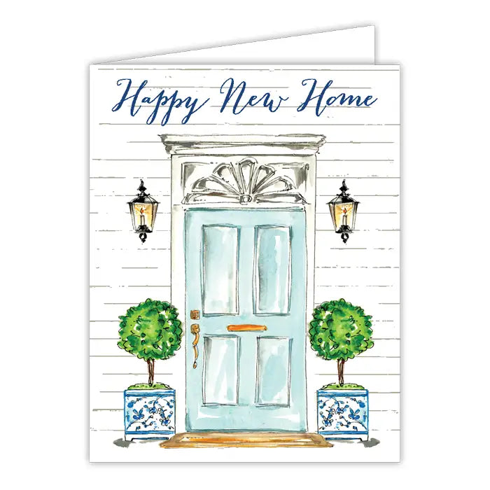Happy New Home Front Door Greeting Card