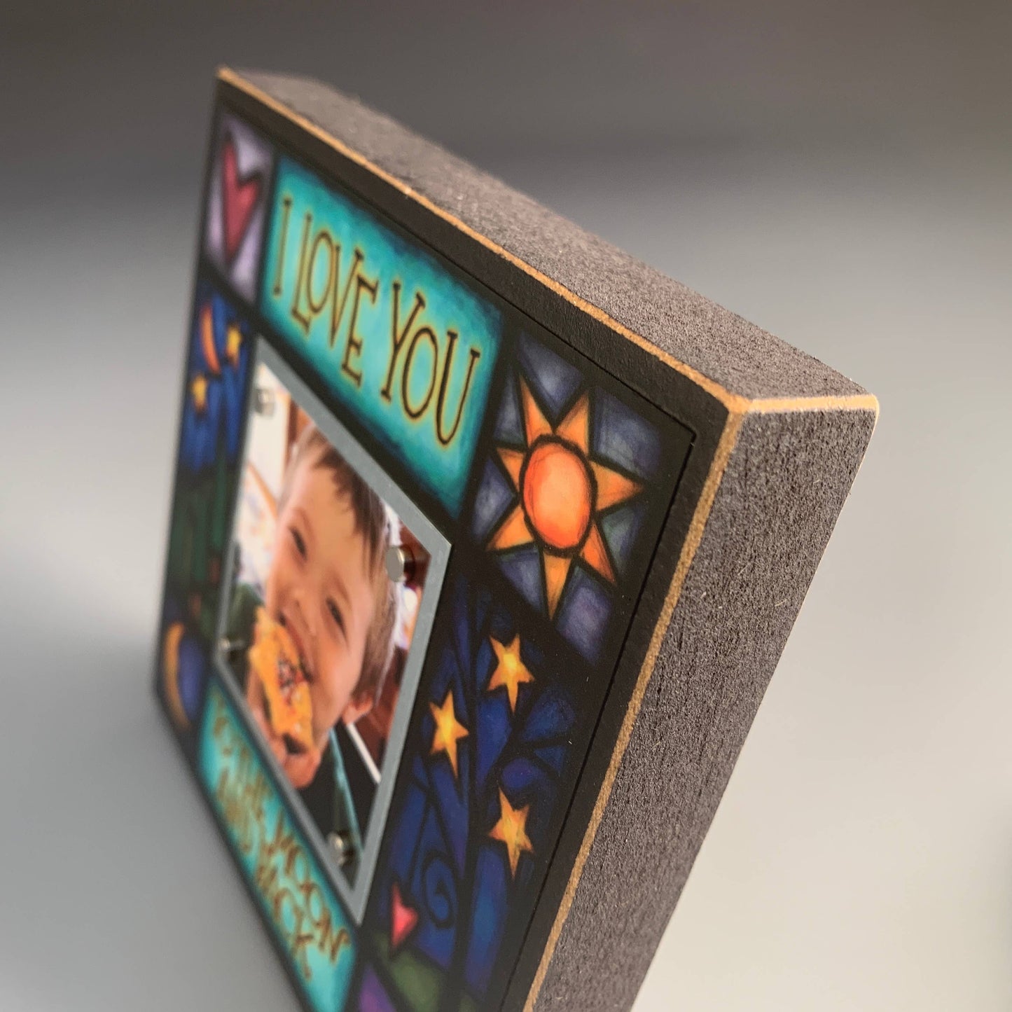 Moon and Back Picture Frame