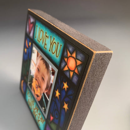Moon and Back Picture Frame