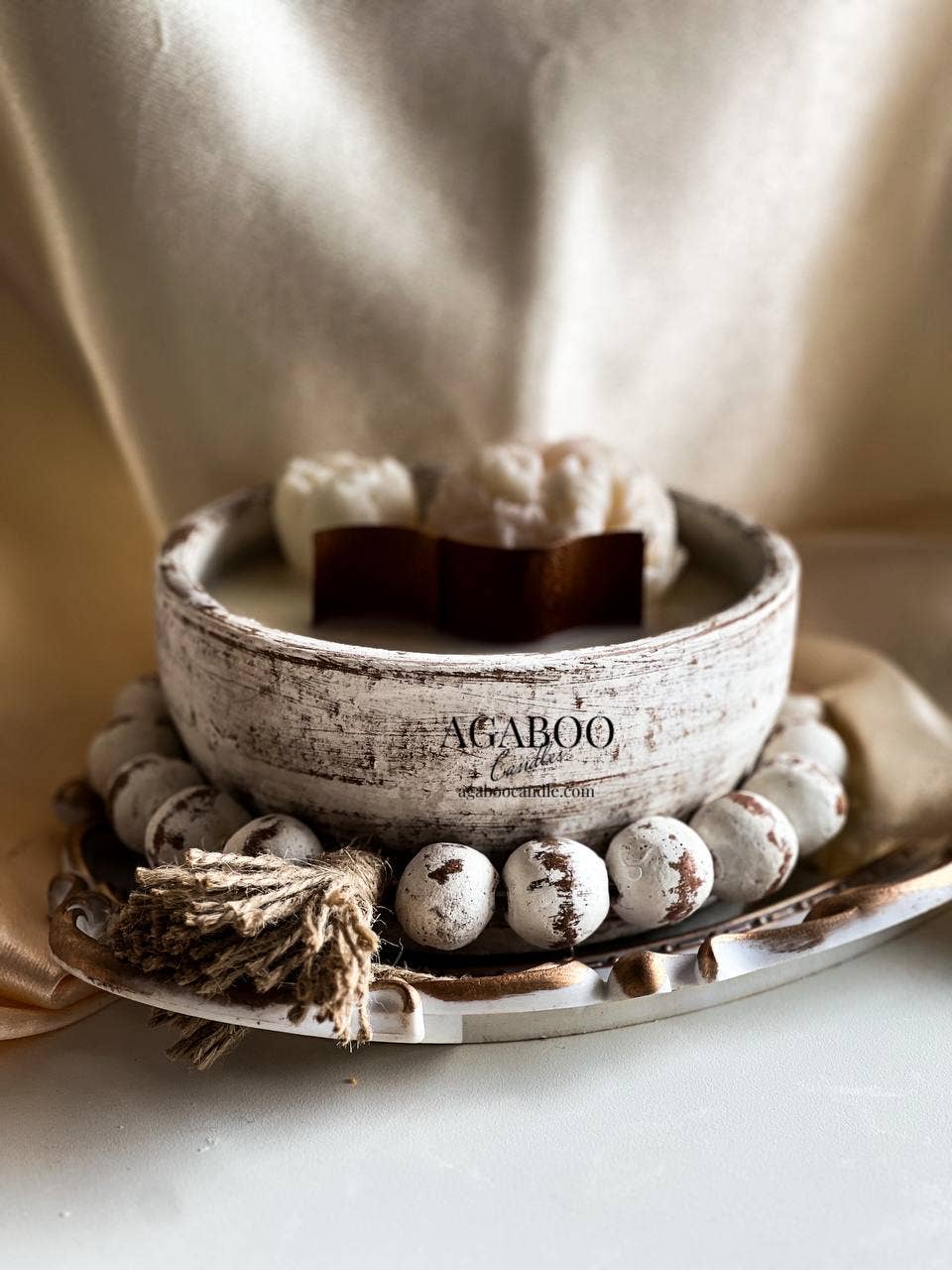 Unique Candle 16 fl oz - 2 Wooden Wicks Candle - Container