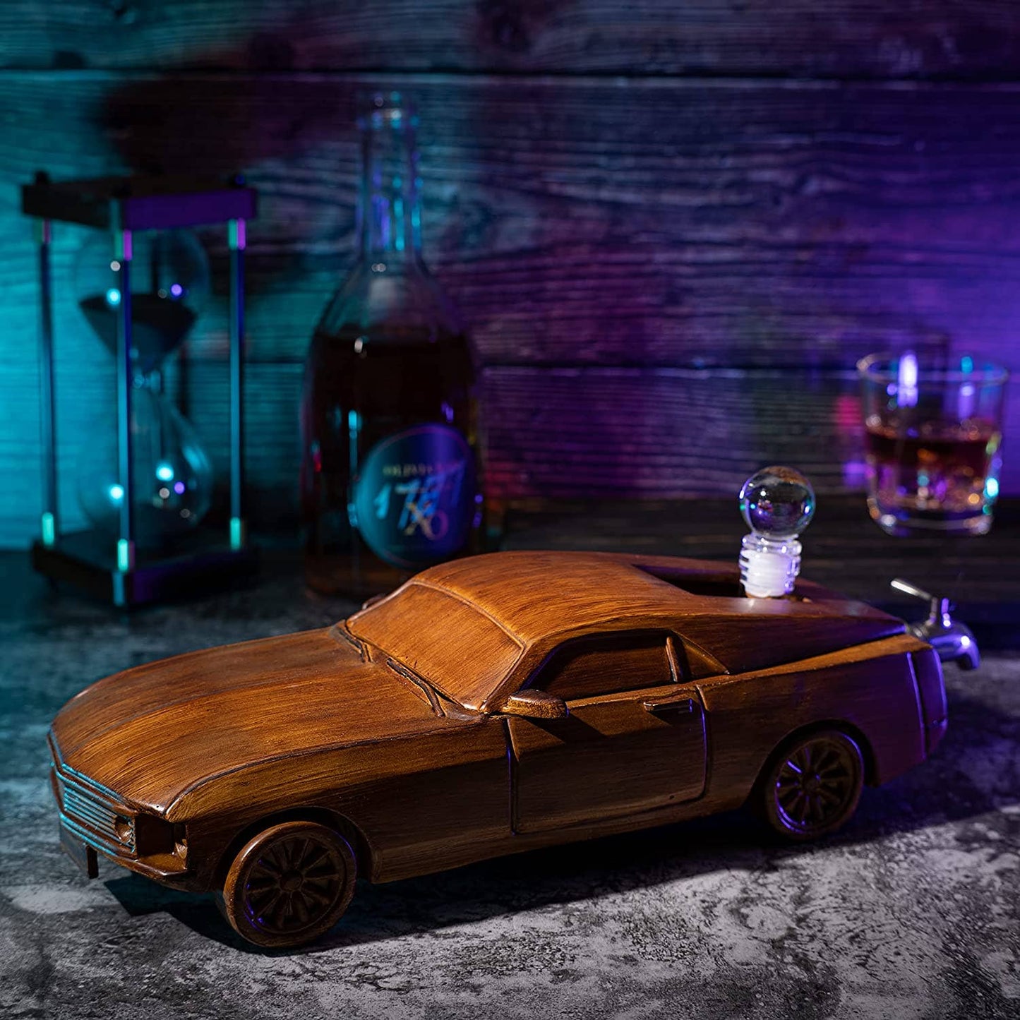 Mustang Car Wine & Whiskey Decanter Set 500ml