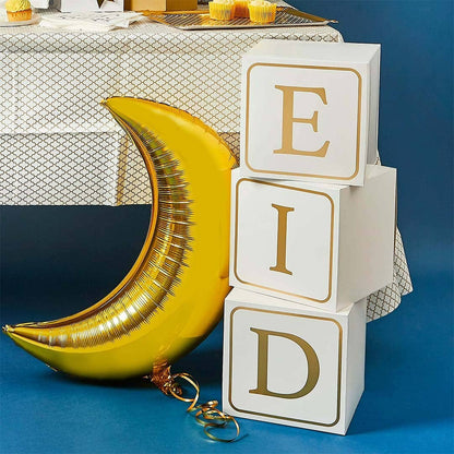 Eid' Gold Foiled Blocks