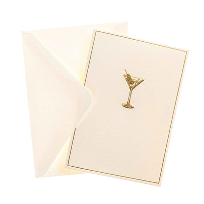 La Petite Presse Martini Folded Notecards, Box of 10