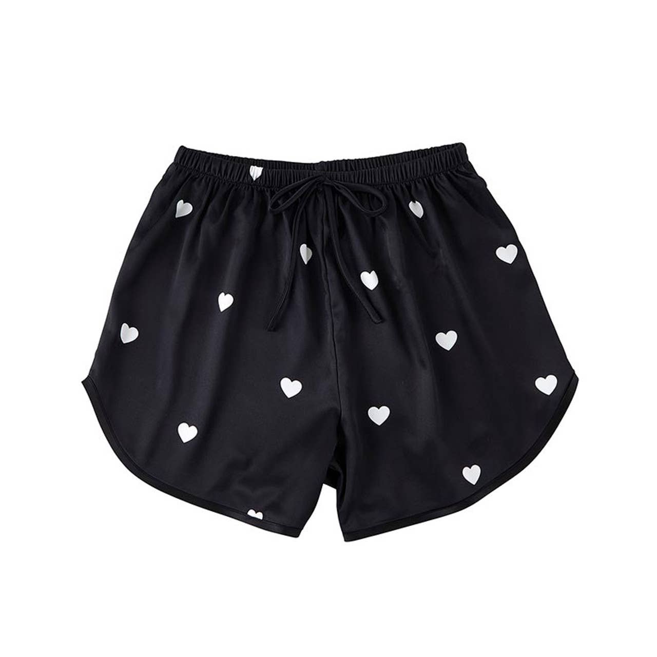 Bella Sleep + Spa - Satin Two-Piece PJ Set - Black