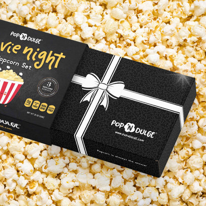 Movie Night Gift Basket Gourmet Popcorn Gift Set Fathers Day