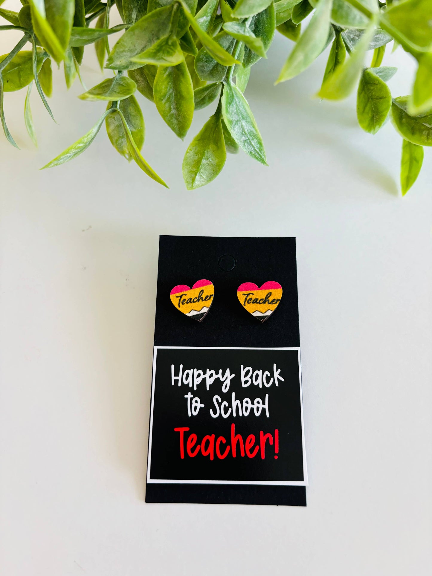 ABC Chalkboard Earrings