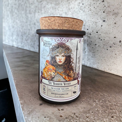 The Warrior within Celtic Queen Smudge Candle