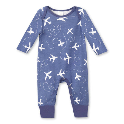 Baby Boy Airplane Romper – Cotton One-Piece
