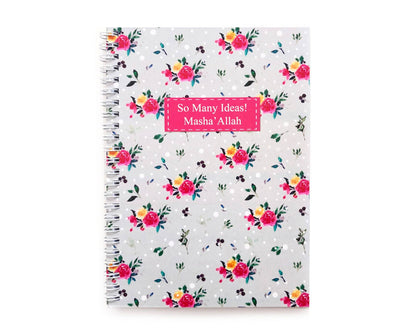 Islamic Moments - So Many Ideas Masha'Allah Notebook, Islamic A5 Notebook Plan