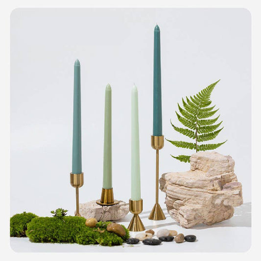 Wedding Party Colored Smokeless Long Taper Candles