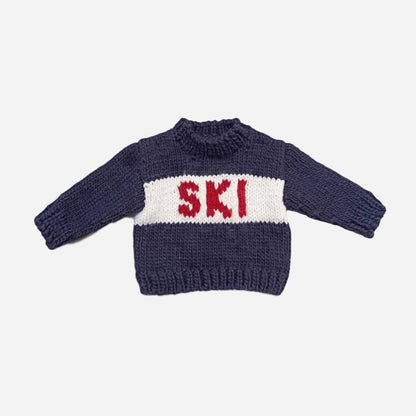Ski Sweater Navy Baby Kids Snow Winter Pullover Holiday Gift: XS; 6-12M