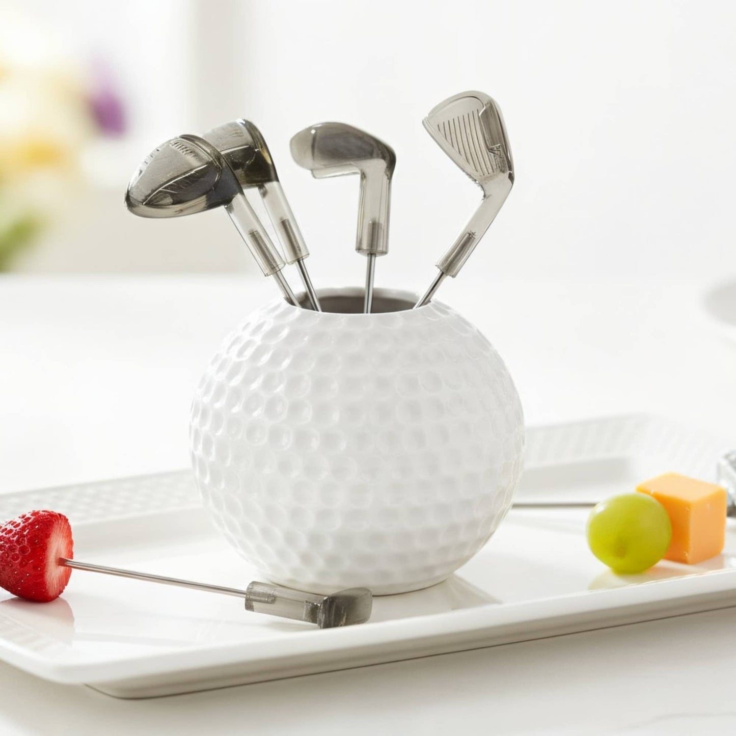 7-Piece Golf Cocktail Pick Set