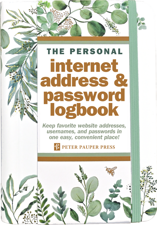 Eucalyptus Internet Address & Password Logbook