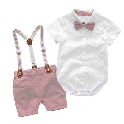 Baby Boy Clothes Party Suits: Blue / 12M