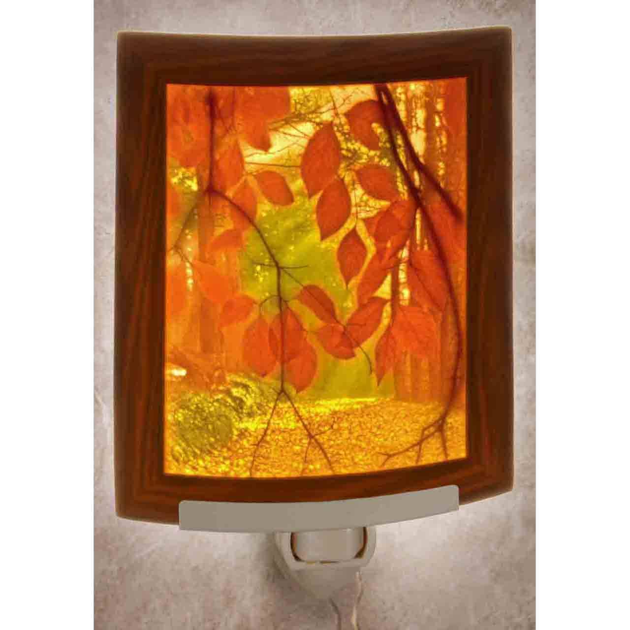 "Secret Path" Porcelain Lithophane Colored Night Light