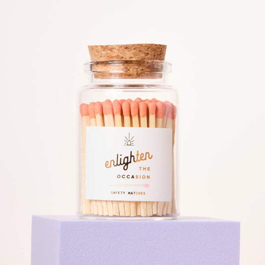 Lux Mini Match Corked Vial with Tangerine Matchsticks