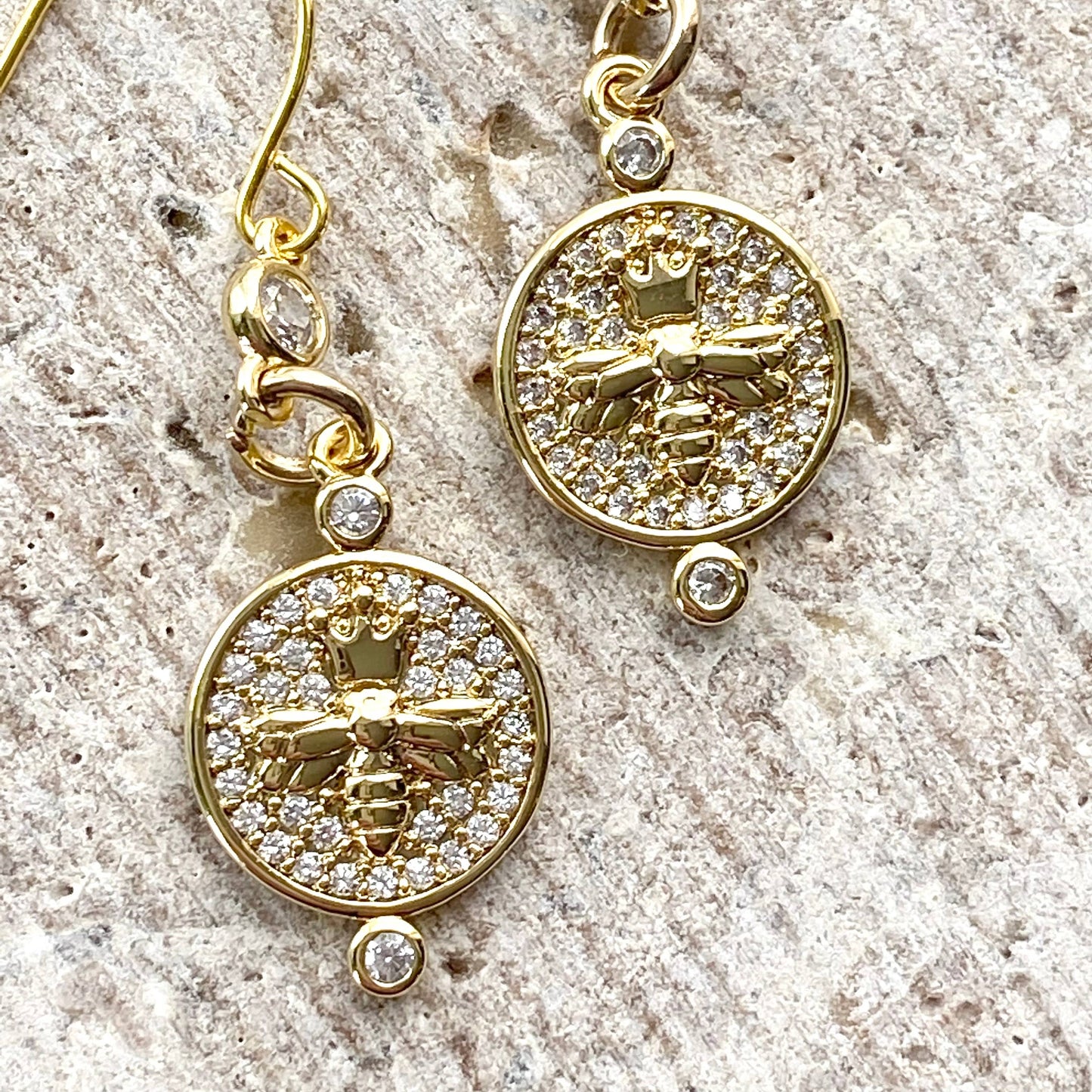 Queen bee earrings