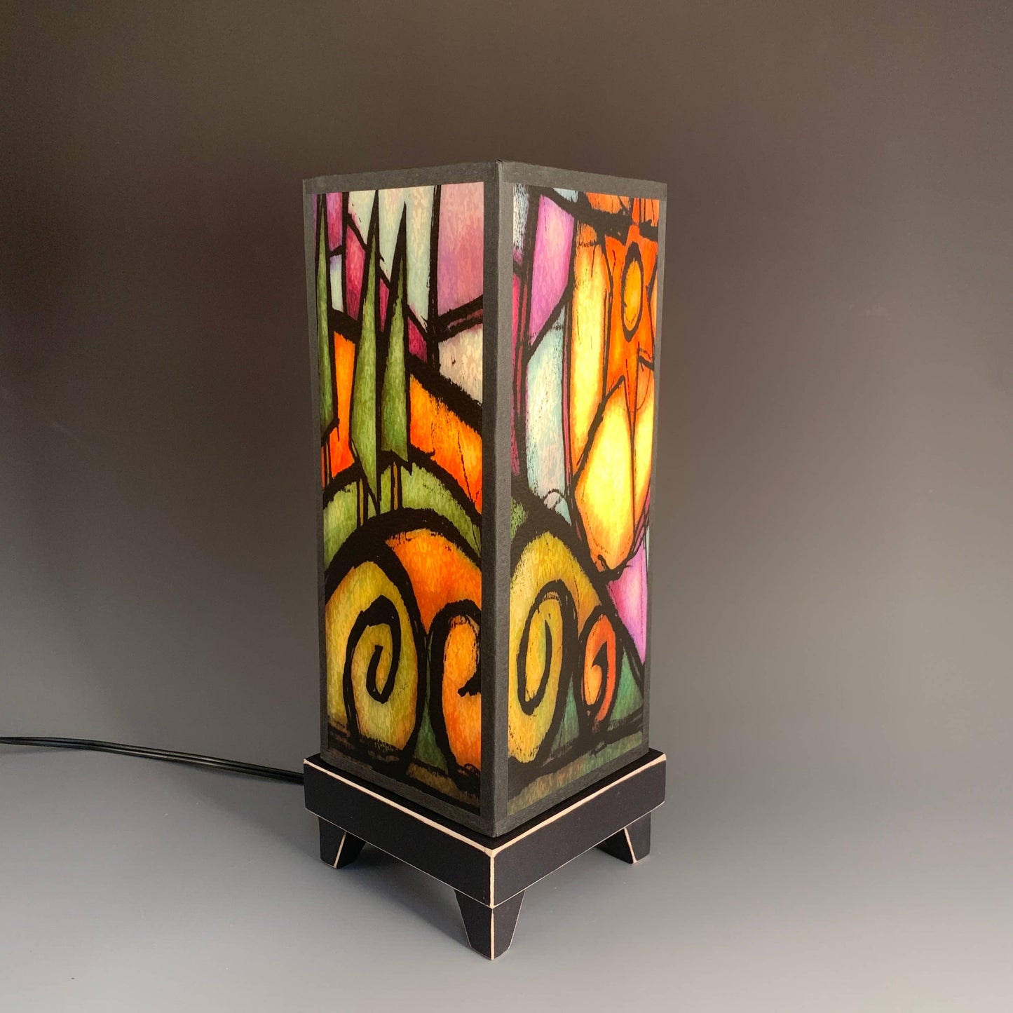 Tree and Hill Lamp