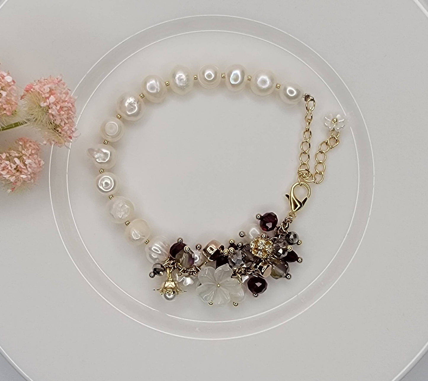 Handmade Bracelets With Fresh Water Pearls