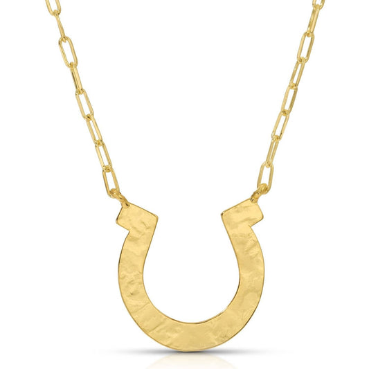Large Horseshoe Necklace - Splendid Iris