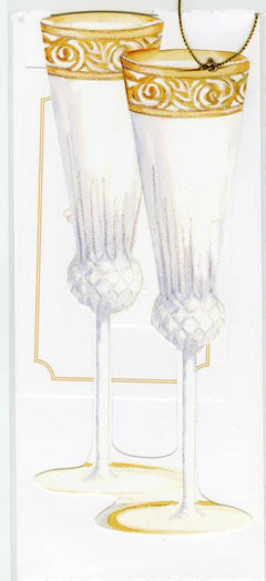 Champagne Flutes Greeting Card