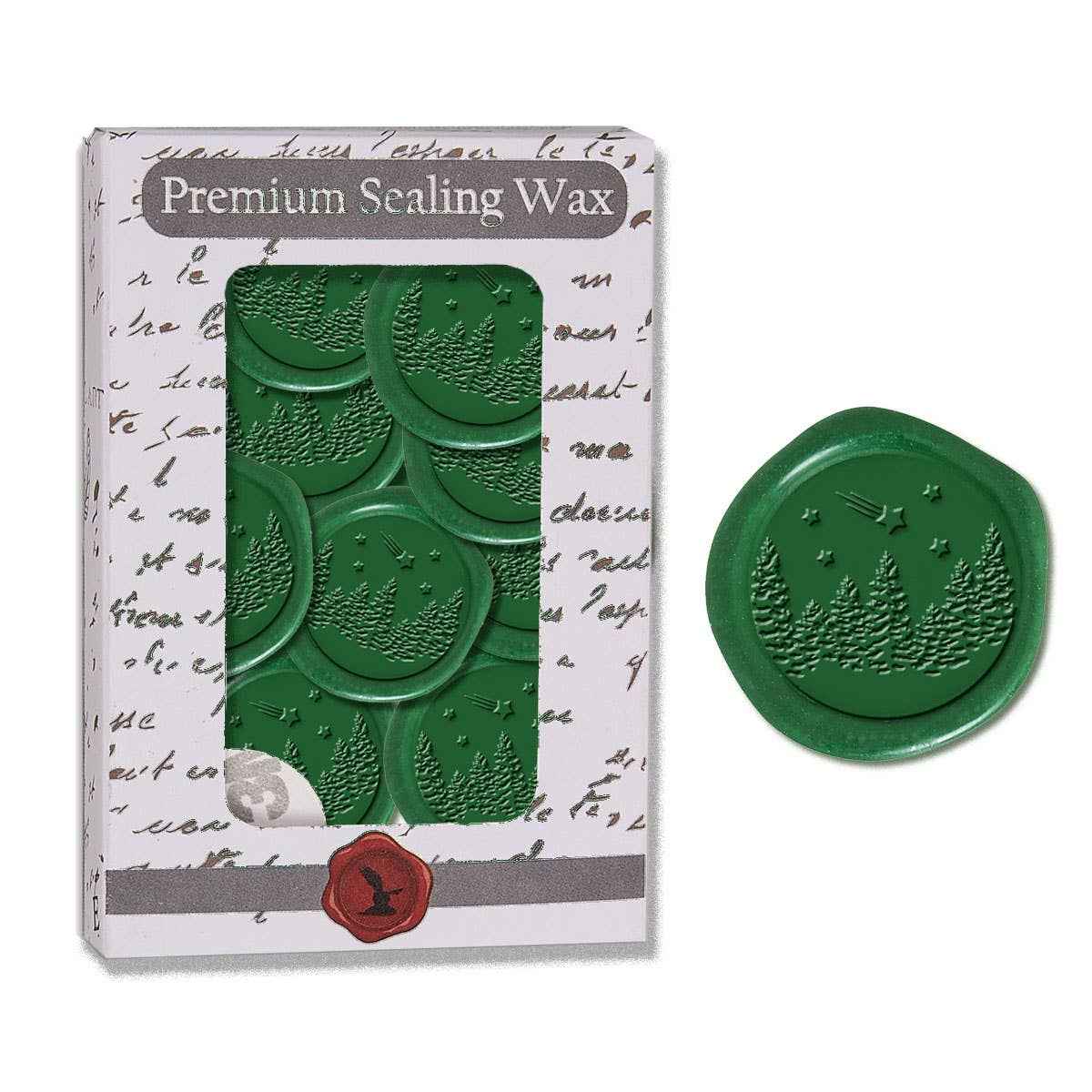 Winter Wonderland Adhesive Wax Seal Stickers 1 1/4" - 25 Pk