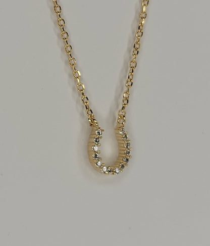 Mini Horseshoe Necklace