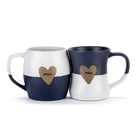 Yours Mine Hug Mug Set