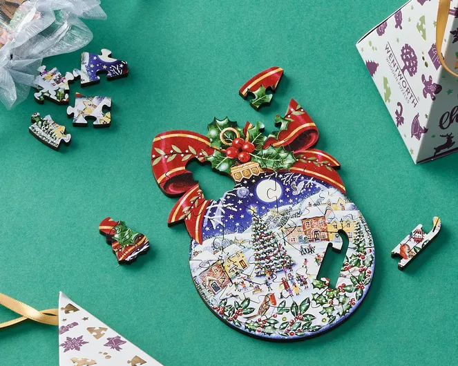 Snowy Village - Christmas Bauble