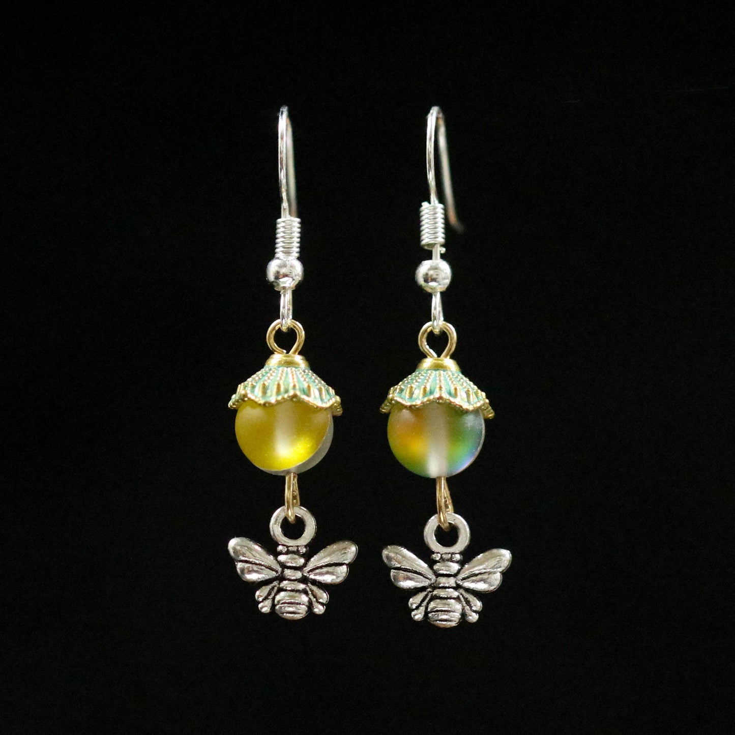 Lantern Bee Earrings