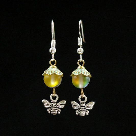 Lantern Bee Earrings