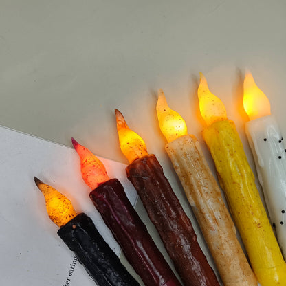 Velas Meta - Paquete de 6 velas LED cónicas recubiertas de cera real