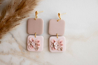 Neutral Floral Squares