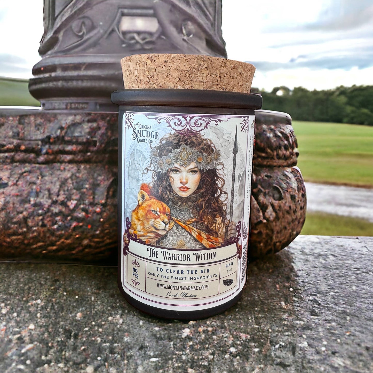 The Warrior within Celtic Queen Smudge Candle