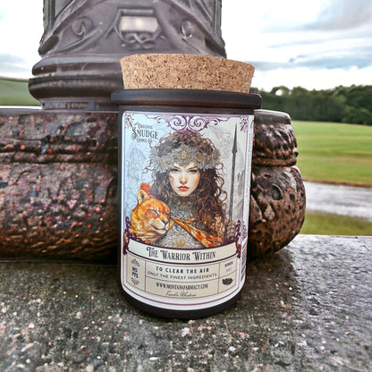 The Warrior within Celtic Queen Smudge Candle